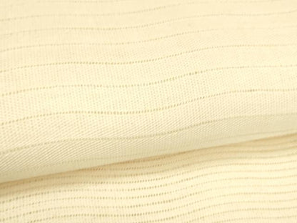 平和屋着物＊夏物 八寸名古屋帯 よろけ縞 肌色 正絹 逸品 DABB3571cm