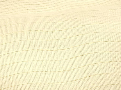平和屋着物＊夏物 八寸名古屋帯 よろけ縞 肌色 正絹 逸品 DABB3571cm