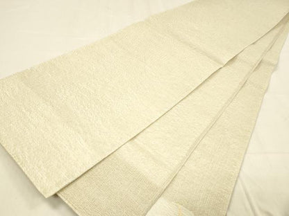 平和屋着物＊夏物 太鼓柄 本袋帯 草花文 銀糸 正絹 逸品 DABB3576cm