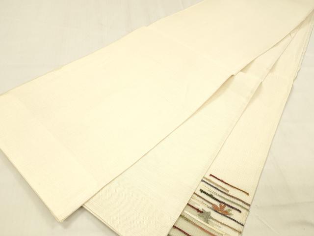 平和屋着物＊夏物 太鼓柄袋帯 横段花文 正絹 逸品 DABB3592cm