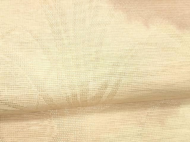 平和屋着物＊夏物 六通柄袋帯 草葉文 銀糸 正絹 逸品 DABB3609cm