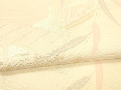 平和屋着物＊夏物 六通柄袋帯 渡橋流水草葉文 金糸 正絹 逸品 DABB3611cm