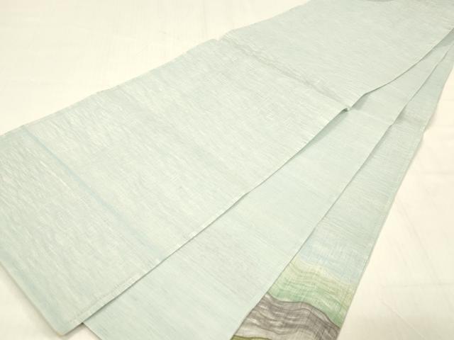 平和屋着物＊夏物 太鼓柄袋帯 櫛織 流水文 正絹 逸品 DABB3617cm