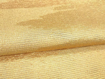 平和屋着物＊夏物 全通柄袋帯 霞文 金糸 正絹 逸品 DABB3625cm