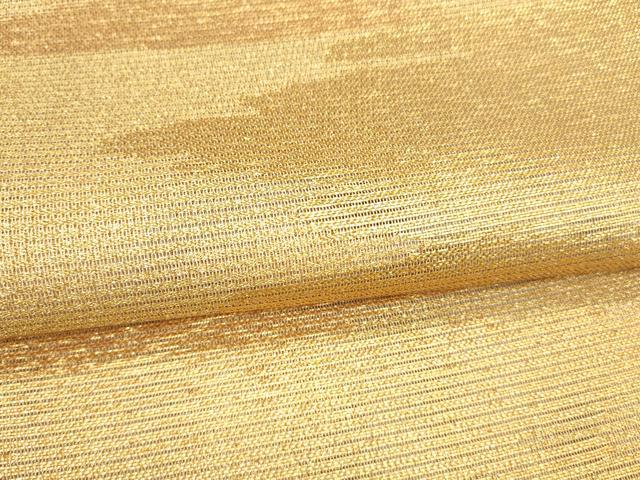 平和屋着物＊夏物 全通柄袋帯 霞文 金糸 正絹 逸品 DABB3625cm