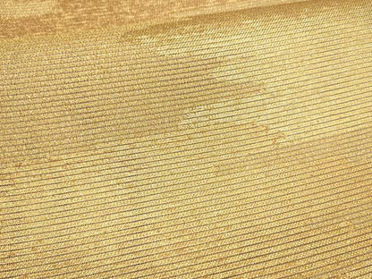 平和屋着物＊夏物 全通柄袋帯 霞文 金糸 正絹 逸品 DABB3625cm