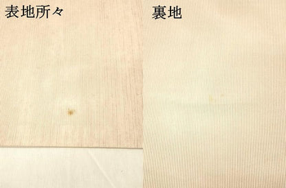 平和屋着物＊夏物 太鼓柄 京袋帯 紬地 流水文 金魚 正絹 逸品 DABB3628cm