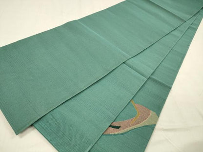 平和屋着物＊夏物 太鼓柄袋帯 抽象文様 金糸 正絹 逸品 DABB3632cm