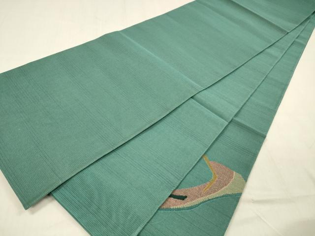 平和屋着物＊夏物 太鼓柄袋帯 抽象文様 金糸 正絹 逸品 DABB3632cm