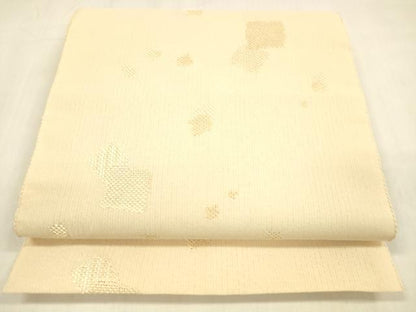 平和屋着物＊夏物 八寸名古屋帯 箔散らし文 金糸 DABB3644cm