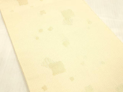 平和屋着物＊夏物 八寸名古屋帯 箔散らし文 金糸 DABB3644cm
