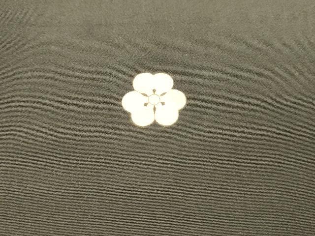 平和屋着物■豪華黒留袖 刺繍 向かい鶴花文 金銀彩 正絹 逸品 DABB3645cm