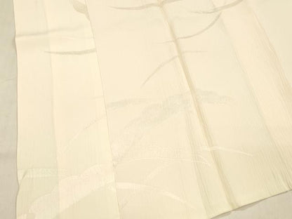 平和屋着物■長襦袢 無双仕立て 雪芝地紋 暈し染め 正絹 逸品 DABB3649cm