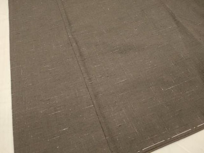 平和屋着物■男性　紬　赤墨色　正絹　逸品　DABB3653cm
