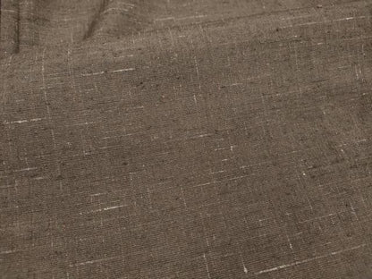 平和屋着物■男性　紬　赤墨色　正絹　逸品　DABB3653cm