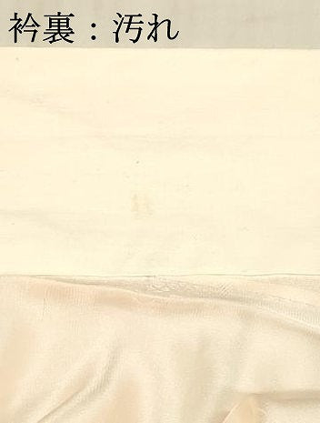 平和屋着物■長襦袢 無双仕立て 鹿の子花地紋 暈し染め 正絹 逸品 DABB3654cm