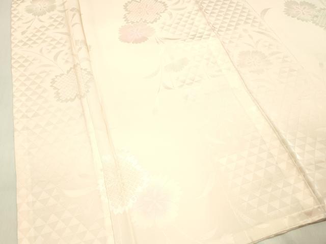 平和屋着物■長襦袢 無双仕立て 鹿の子花地紋 暈し染め 正絹 逸品 DABB3654cm