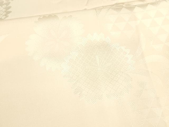 平和屋着物■長襦袢 無双仕立て 鹿の子花地紋 暈し染め 正絹 逸品 DABB3654cm