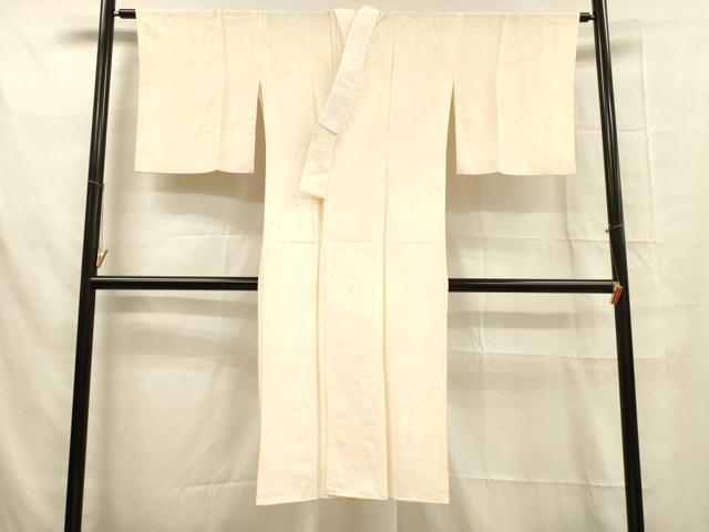平和屋着物■長襦袢 袷 流水草花文 暈し染め 正絹 逸品 DABB3671cm