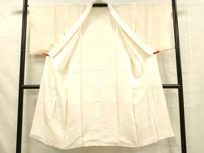 平和屋着物■長襦袢 袷 流水草花文 暈し染め 正絹 逸品 DABB3671cm