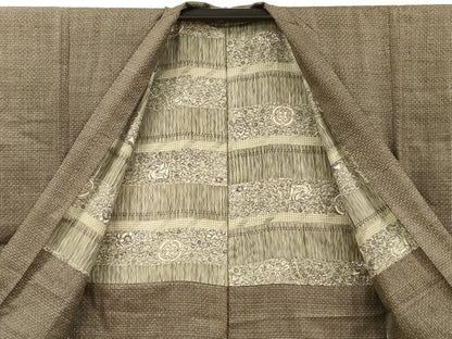 平和屋着物■男性　本場大島紬　アンサンブル　西郷絣　正絹　逸品　DABB3674cm