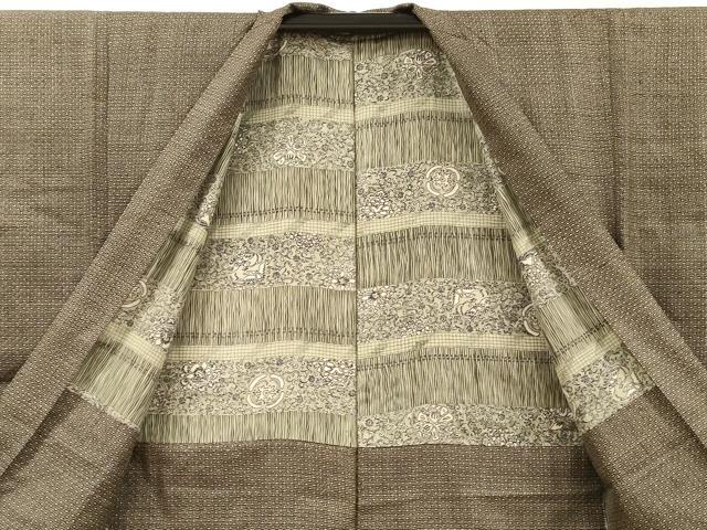 平和屋着物■男性　本場大島紬　アンサンブル　西郷絣　正絹　逸品　DABB3674cm