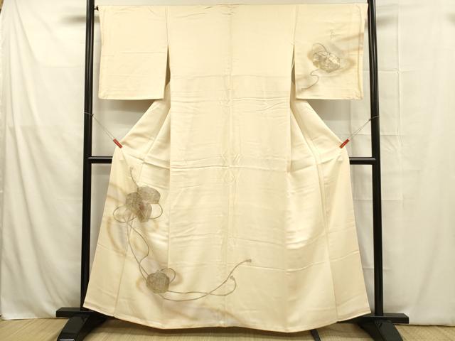 平和屋着物■訪問着　文箱花文　暈し染め　金銀彩　やまと誂製　正絹　逸品　DABB3676cm