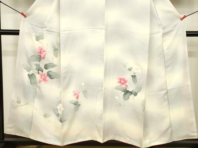 平和屋着物■訪問着 枝花文 暈し染め 正絹 逸品 DABB3707cm