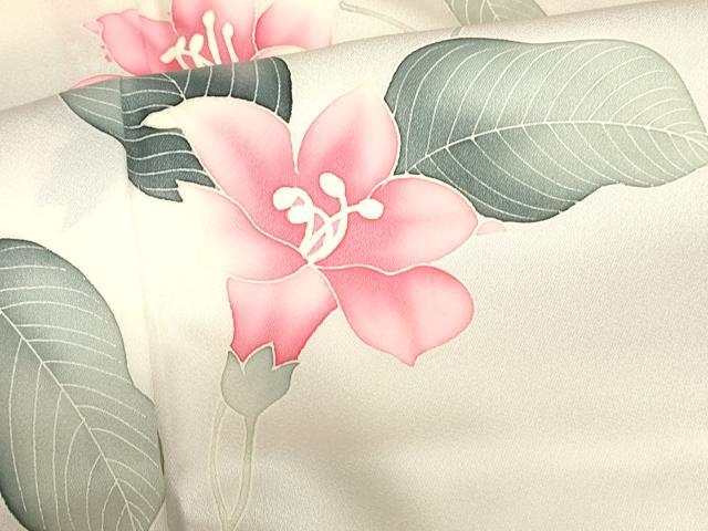 平和屋着物■訪問着 枝花文 暈し染め 正絹 逸品 DABB3707cm