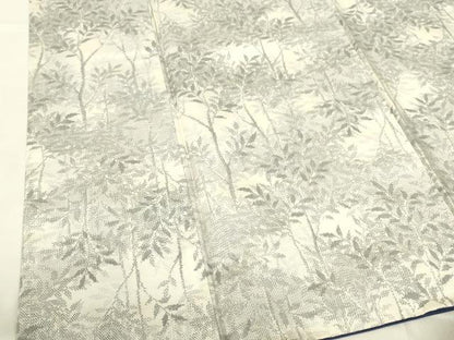 平和屋着物■上質な紬　枝葉文　正絹　逸品　DABB3713cm