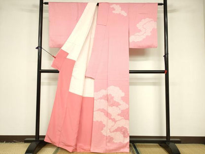 平和屋着物■中国三大刺繍 相良刺繍 総刺繍 訪問着 絞り 霞毘沙門亀甲 銀彩 正絹 逸品 DABB3729cm