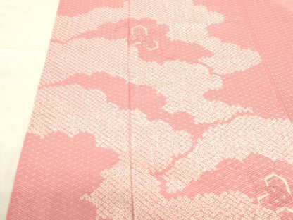 平和屋着物■中国三大刺繍 相良刺繍 総刺繍 訪問着 絞り 霞毘沙門亀甲 銀彩 正絹 逸品 DABB3729cm