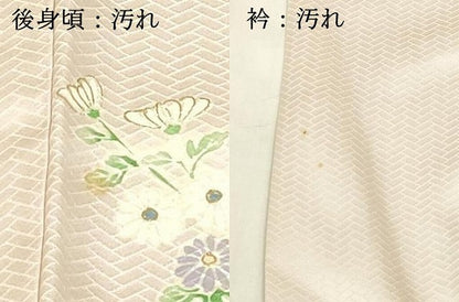平和屋着物■豪華色留袖　飾花物　金銀彩　正絹　逸品　DABB3761cm