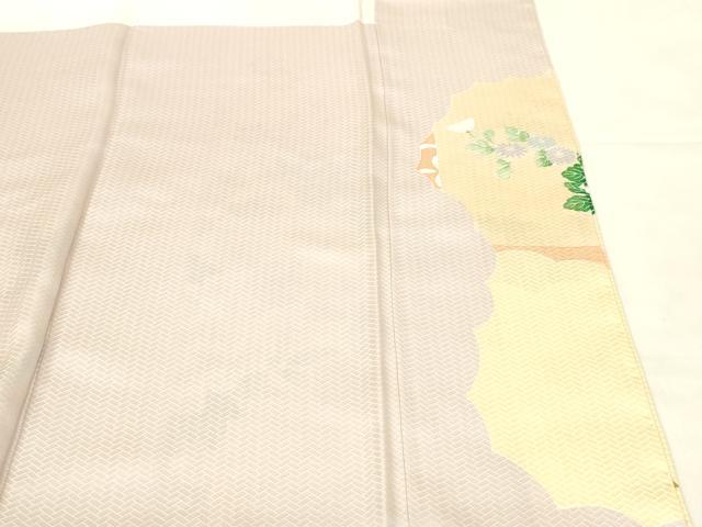 平和屋着物■豪華色留袖　飾花物　金銀彩　正絹　逸品　DABB3761cm
