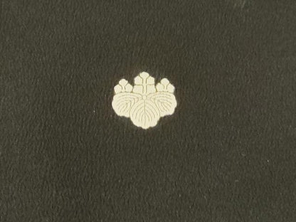 平和屋着物■豪華黒留袖 刺繍 扇面御所車花鳥文 金彩 正絹 逸品 DABB3767cm