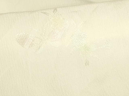 平和屋着物■長襦袢 袷 花蝶地紋 暈し染め 正絹 逸品 DABB3773cm