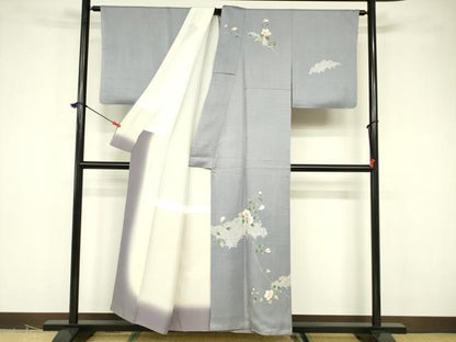 平和屋着物■訪問着 枝花文 金銀彩 正絹 逸品 DABB3780cm