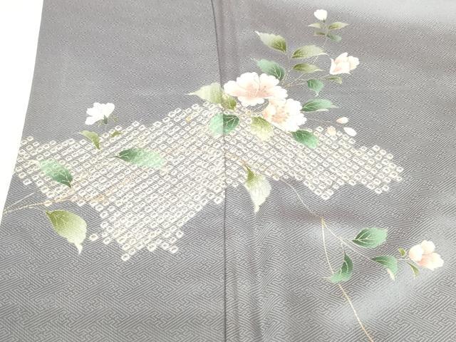 平和屋着物■訪問着 枝花文 金銀彩 正絹 逸品 DABB3780cm