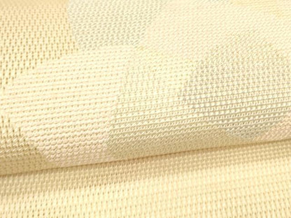 平和屋着物＊夏物 八寸名古屋帯 舞花文 銀糸 正絹 逸品 DABB3788cm