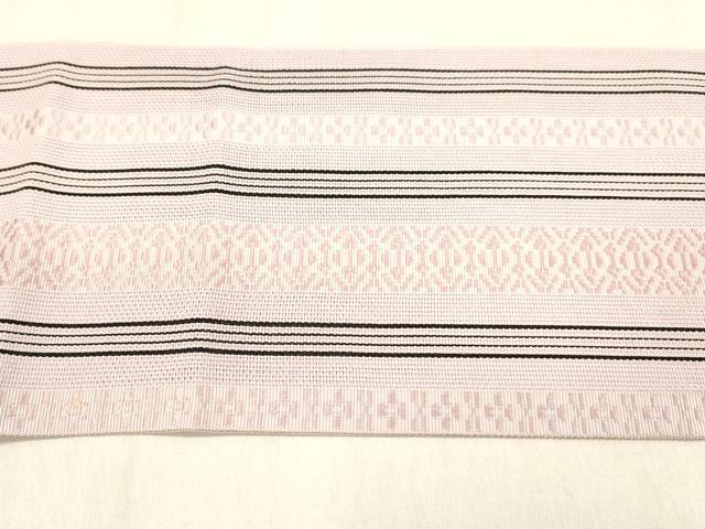 平和屋着物＊夏物 博多織 八寸名古屋帯 献上 DABB3791cm