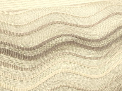 平和屋着物＊夏物 太鼓柄袋帯 よろけ縞 銀糸 正絹 逸品 DABB3804cm