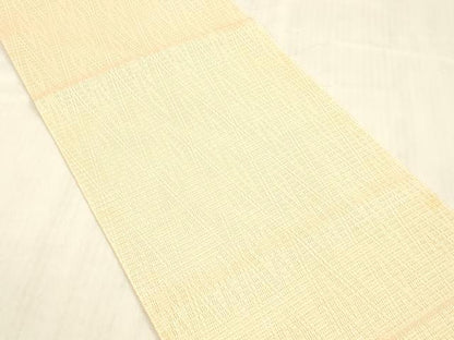 平和屋着物＊夏物　人間国宝　北村武資　羅　つけ帯　菱文　正絹　逸品　DABB3813cm