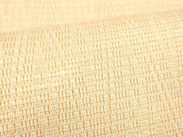 平和屋着物＊夏物　人間国宝　北村武資　羅　つけ帯　菱文　正絹　逸品　DABB3813cm