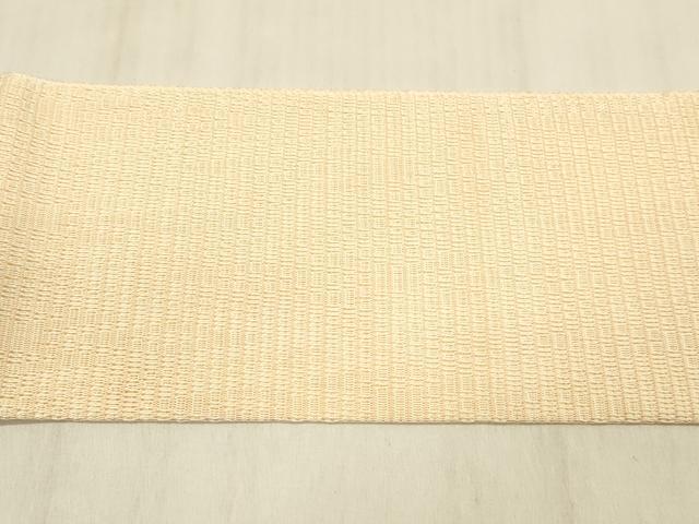 平和屋着物＊夏物　人間国宝　北村武資　羅　つけ帯　菱文　正絹　逸品　DABB3813cm