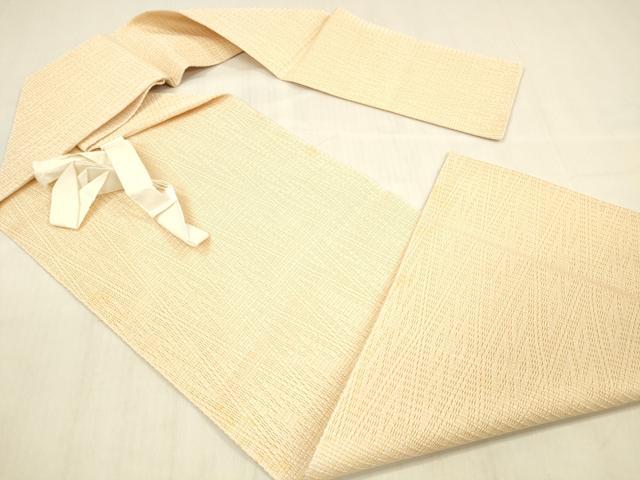平和屋着物＊夏物　人間国宝　北村武資　羅　つけ帯　菱文　正絹　逸品　DABB3813cm