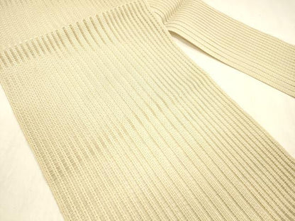 平和屋着物＊夏物 八寸名古屋帯 間道 銀糸 正絹 逸品 DABB3818cm