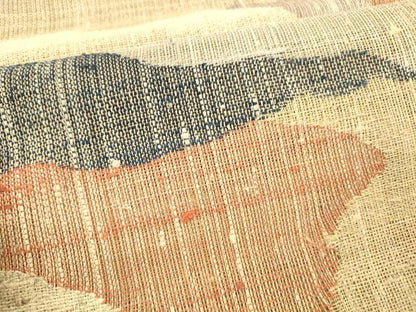 平和屋着物＊夏物 八寸名古屋帯 抽象文様 正絹 逸品 DABB3826cm