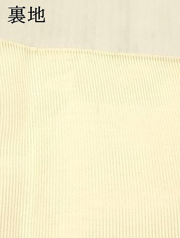 平和屋着物＊夏物 六通柄袋帯 草花文 銀糸 正絹 逸品 DABB3829cm