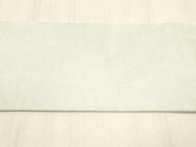 平和屋着物＊夏物 九寸名古屋帯 草葉文 銀糸 DABB3834cm