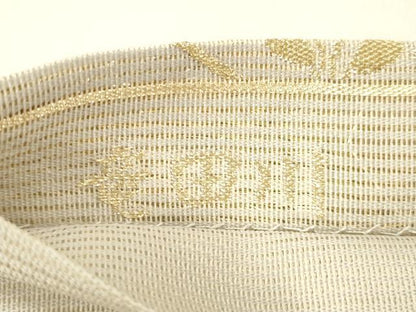 平和屋着物＊夏物 六通柄袋帯 唐織 竜田川 金銀糸 正絹 逸品 DABB3839cm